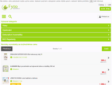 Tablet Screenshot of fyto-kosmetika.cz